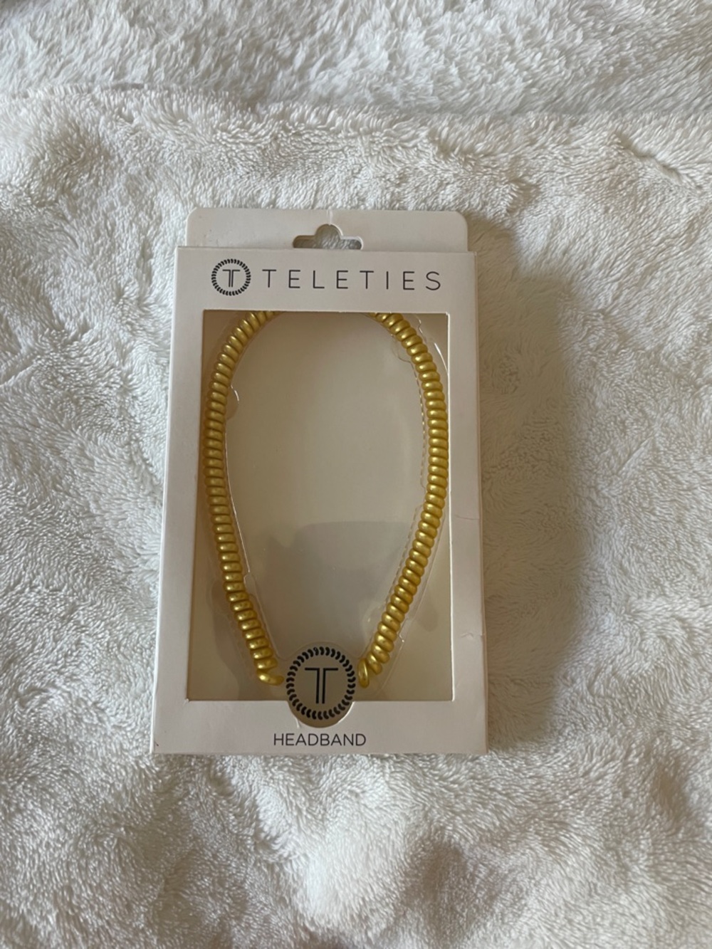 Teleties Gold Spiral Headband - Women's Hair Accessory